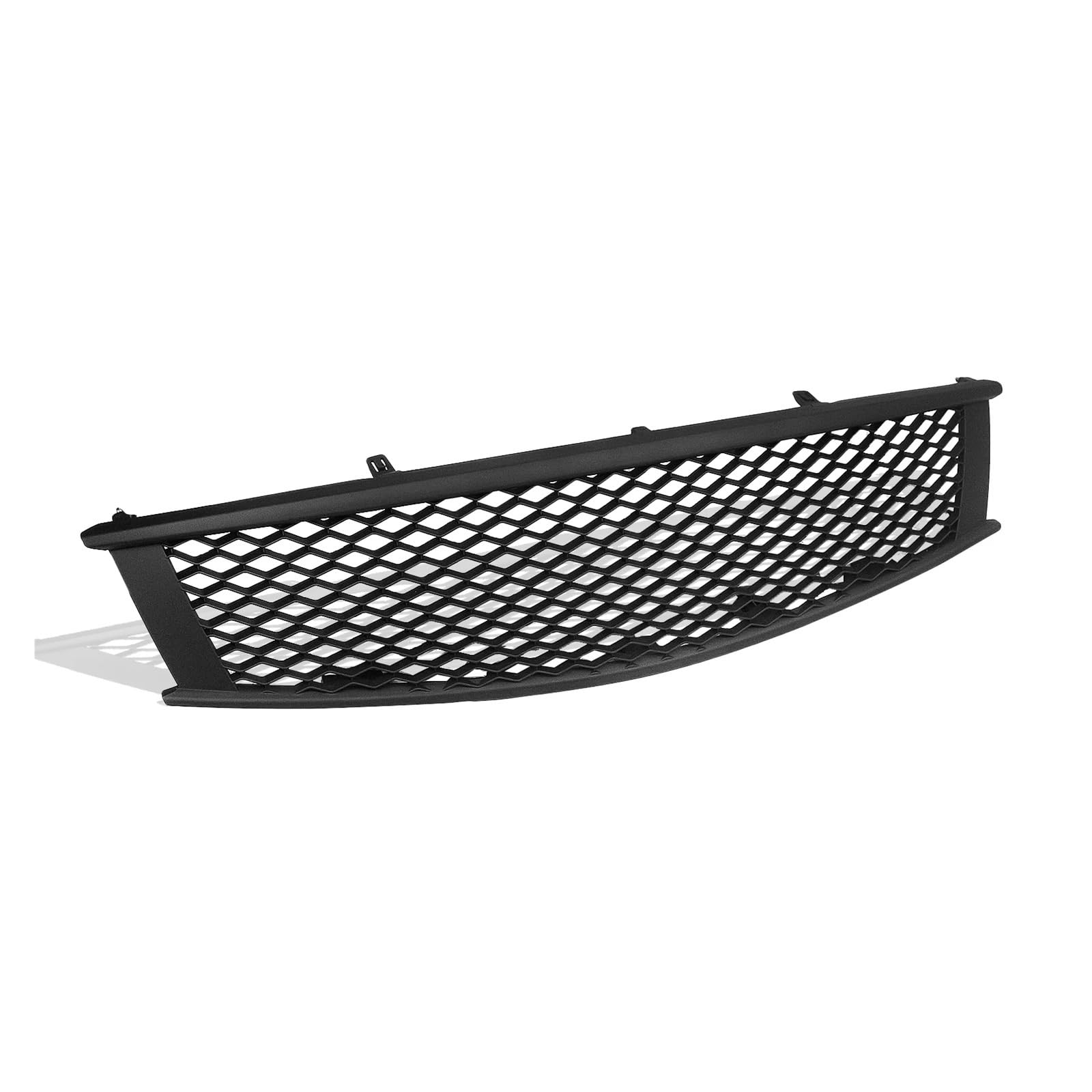 Front Kühlergrille Für Infiniti G37 Basis Coupe Für Cabrio X Für Sport 2009-2015 Auto Front Grill Oberen Stoßstange Haube Mesh Grille Waben Stil Auto Frontgrill(Matt-schwarz) von DUDUYANG