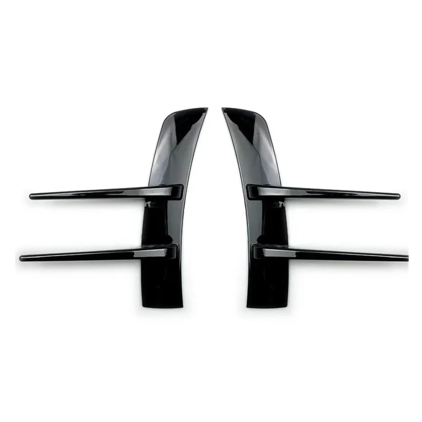 Frontstoßstange 2 Stücke Frontschürze Vent Aufkleber Auto Tür Seite Änderung 23 cm/9,06 Inc Modell Ente Typ Splitter EIN Set Währung Außen Teile Front Spoiler Lippe von DUDUYANG