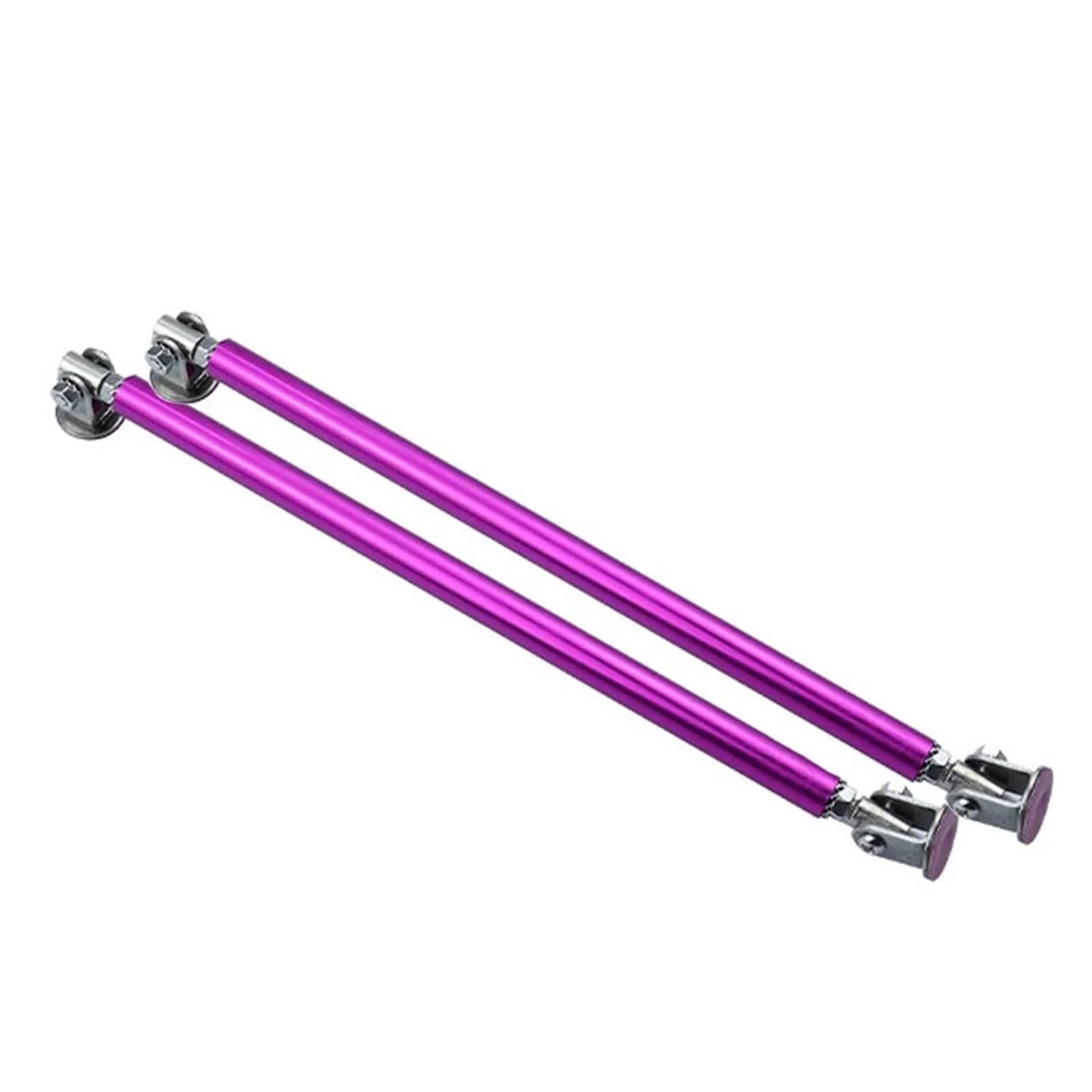 Frontstoßstange 200mm Universal Auto Splitter Stangen Racing Einstellbare Edelstahl Frontschürze Lippe Stahl Unterstützung Krawatte Bar Kit Sparen Bohren Loch Front Spoiler Lippe(2pc 20cm Purple) von DUDUYANG