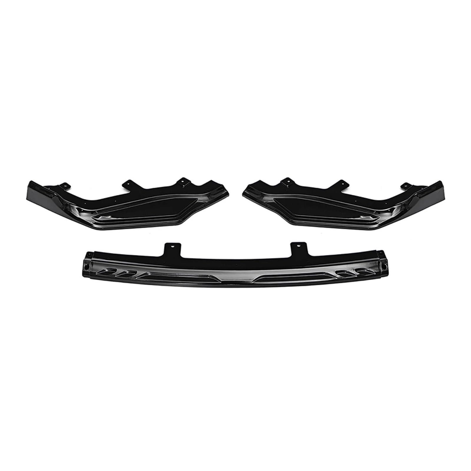 Frontstoßstange 3Pcs Für Lexus IS200t IS300 IS350 Für F-Sport 2017 2018 2019 2020 Auto Front Stoßstange Splitter Lip Spoiler Diffusor Körper Kit Front Spoiler Lippe(Glossy Black) von DUDUYANG