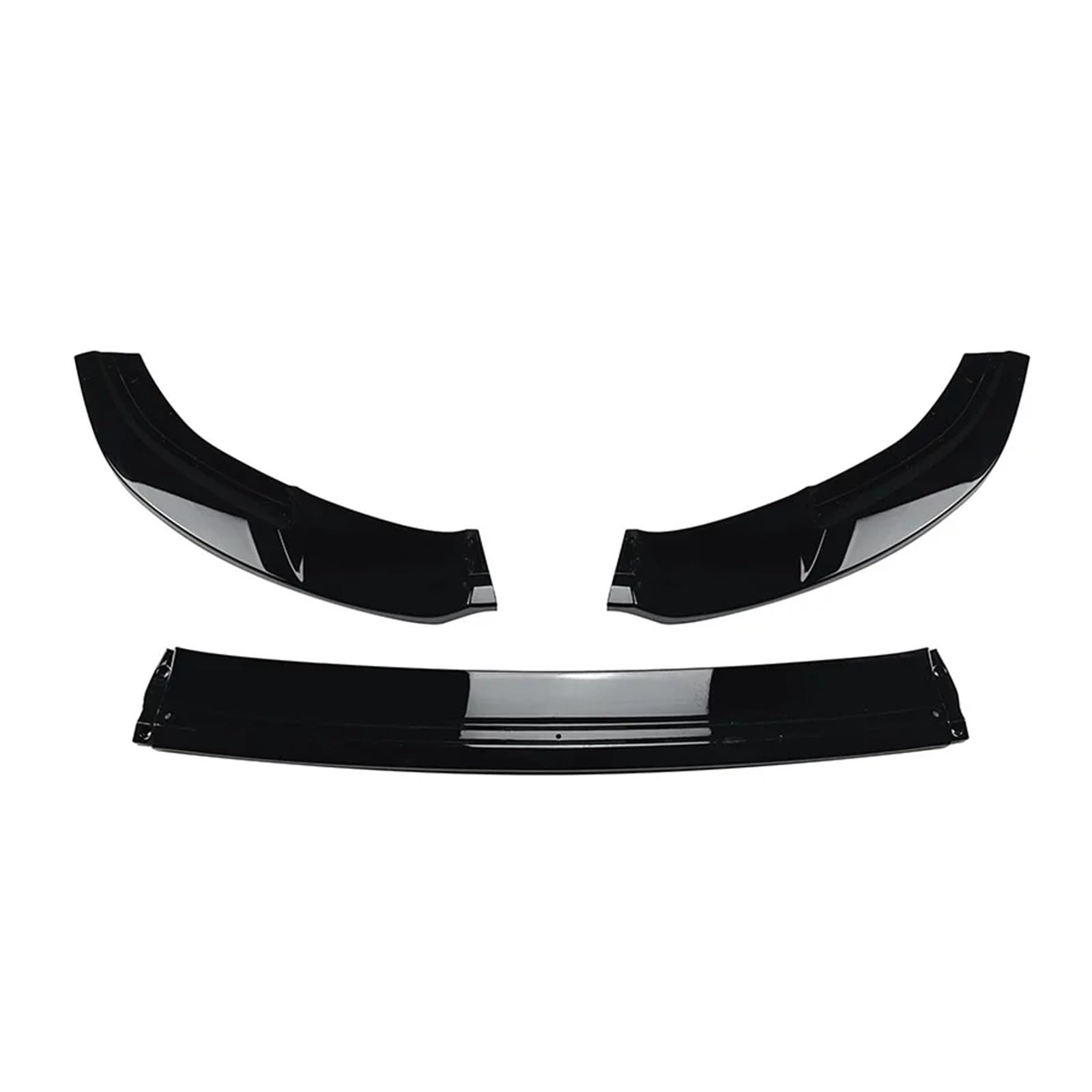 Frontstoßstange 3X Für VW Für Golf 7 MK7 Für GTI R Für GTD Für GTE 2012 13 14 15 16 17 2018 Frontstoßstange Splitter Lip Spoiler Diffusor Seitenstoßstange Von ABS Front Spoiler Lippe(Gloss Black) von DUDUYANG