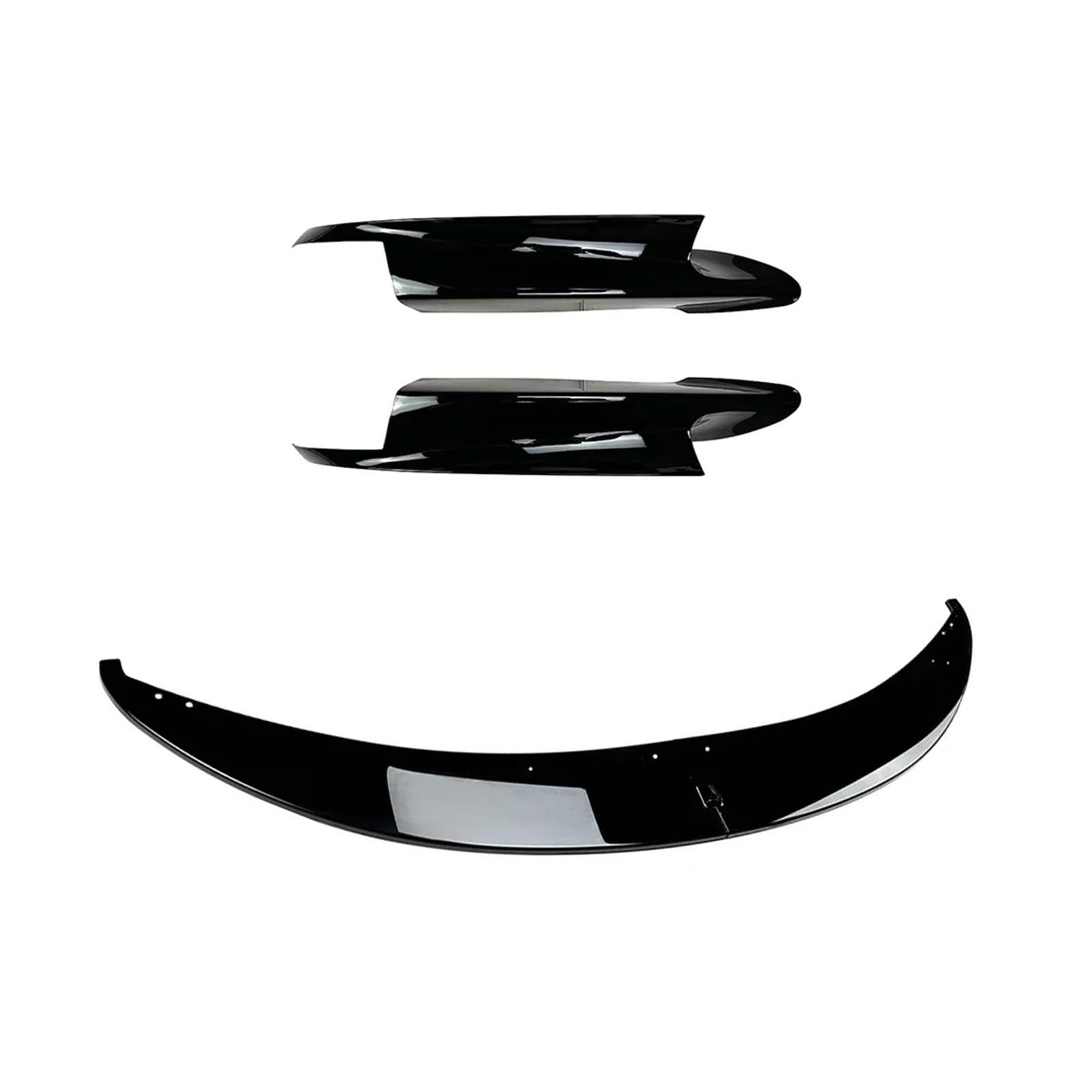 Frontstoßstange 4 Stück Für 3er-Serie Für M3 E90 E91 E92 E93 2006–2013 Frontstoßstangen-Lippensplitter-Diffusor-Spoiler Von ABS Glänzendes Schwarzes Body-Kit Front Spoiler Lippe(Lip BumperGlossBlack) von DUDUYANG