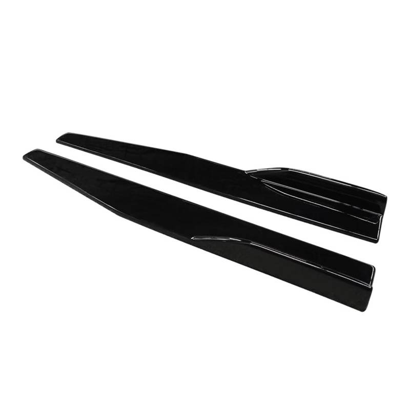 Frontstoßstange 75CM Für TT 2004-2019 2016 2017 Auto Zubehör Seite Rock Stoßstange Diffusor Spoiler Schürzen Flügel Extensions Carbon Faser Look Front Spoiler Lippe(Gloss Black) von DUDUYANG