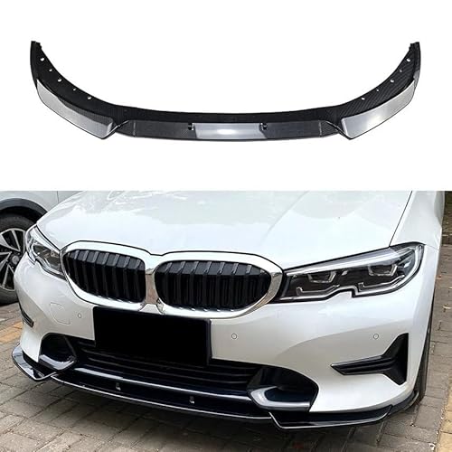 Frontstoßstange Auto Front Stoßstange Splitter Kinn Lip Spoiler Diffusor Schutz Körper Kit Tuning Schutz Für 3 Serie G20 G21 320i 325i 2019 2020 2021 2022 Front Spoiler Lippe(Carbon Look) von DUDUYANG