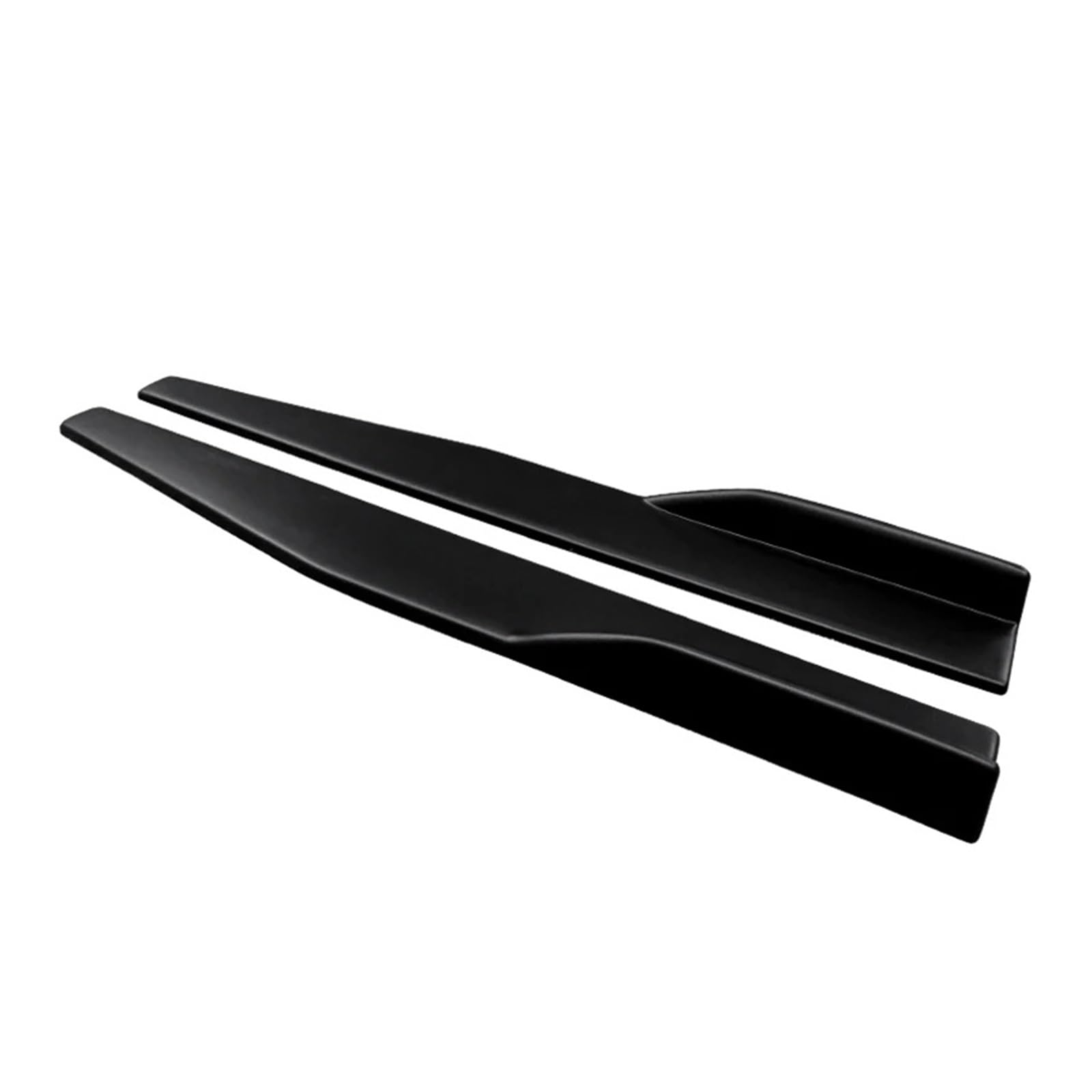 Frontstoßstange Für Cadillac Für ATS-L 2014 2015 2016 2017 Auto Links/Rechts Carbon Look Seite Rock Stoßstange Diffusor Spoiler Schürzen Flügel Erweiterungen 75 cm Front Spoiler Lippe(Matt-schwarz) von DUDUYANG