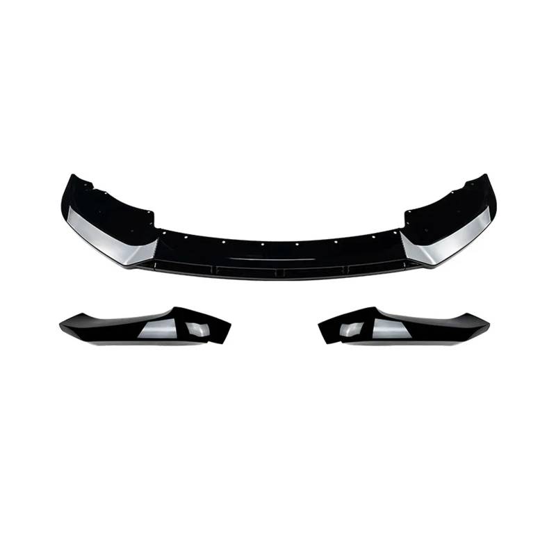 Frontstoßstange Für Für X3 F25 Für X4 F26 Für LCI Sport 2014-2018 Auto Frontschürze Spoiler Lip Untere Splitter Klinge Platte Trim Durch ABS Körper Kit Abdeckung Front Spoiler Lippe(A set Gloss Black) von DUDUYANG