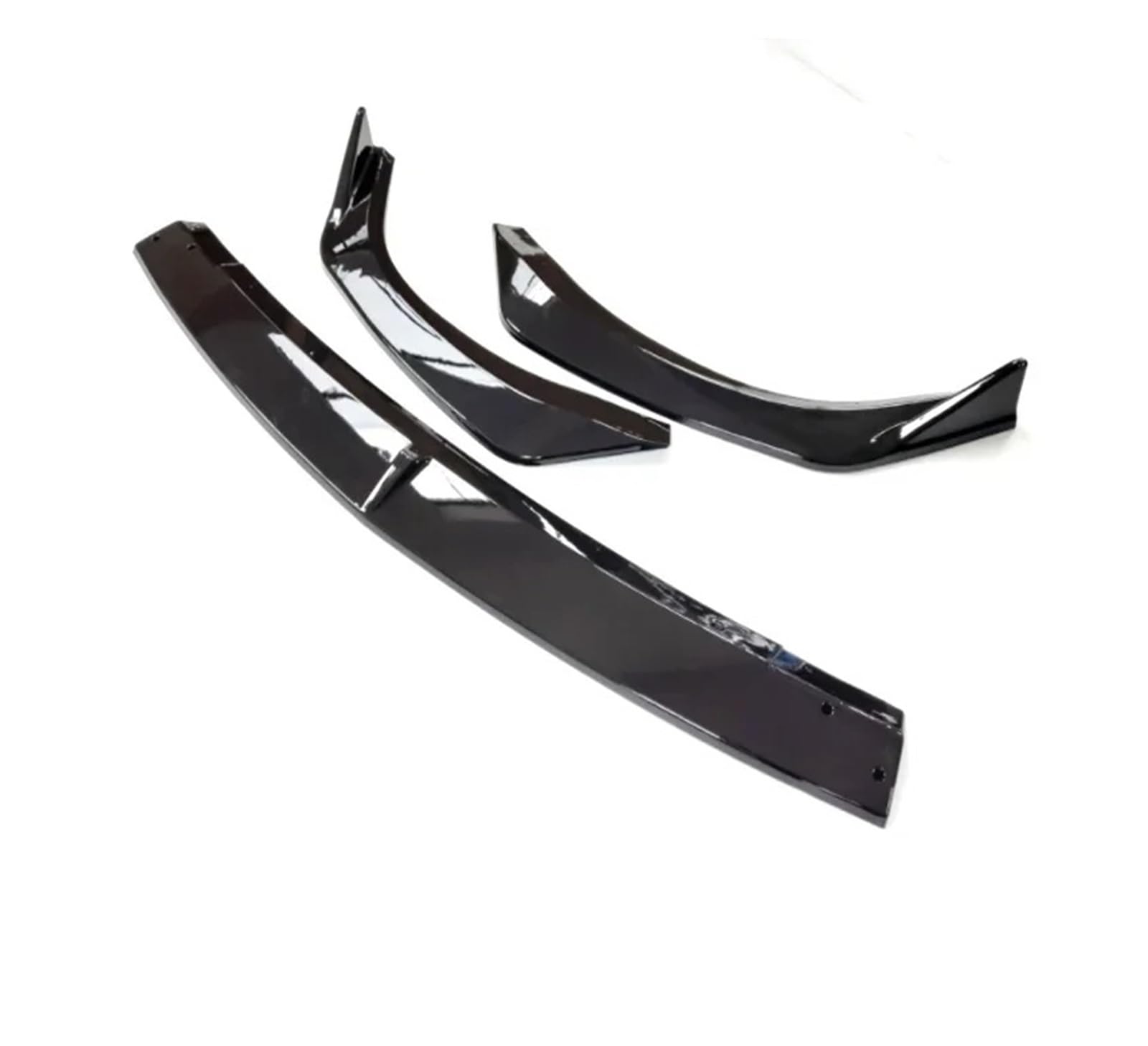 Frontstoßstange Für Mazda 3 Für Limousine 2019 20 21 22 2023 Für Axela Front Lip Stoßstange Splitter Spoiler Körper Kit Schutz Platte Dekorative Streifen Schaufel Front Spoiler Lippe(Gloss Black) von DUDUYANG