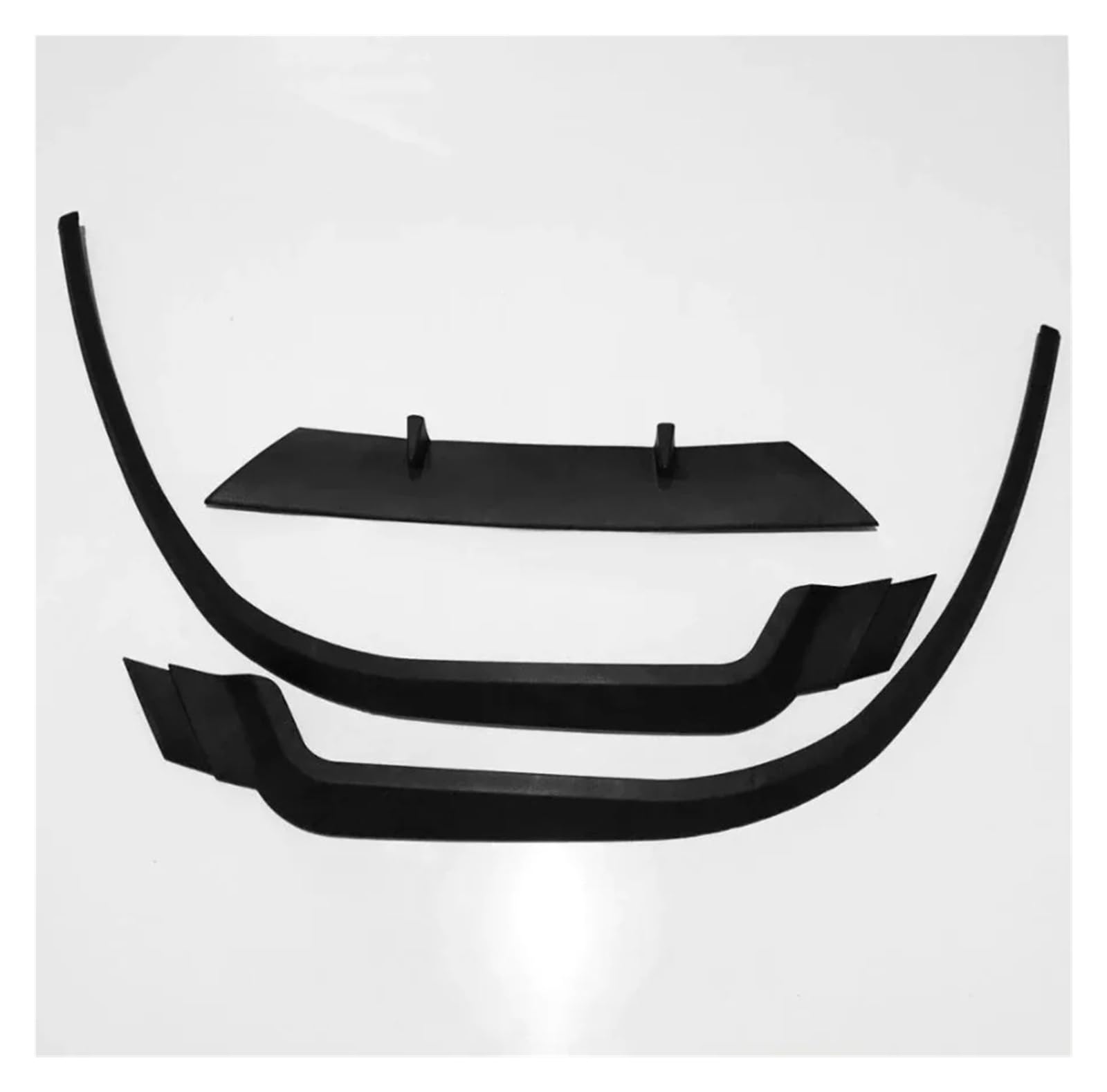 Frontstoßstange Für Peugeot 206 Für Cupra R Frontschürze Lip Universal 3PCs Diffusor Schwarz Stoßstange Lip Spoiler Körper Kit Tuning Schutz Front Spoiler Lippe von DUDUYANG