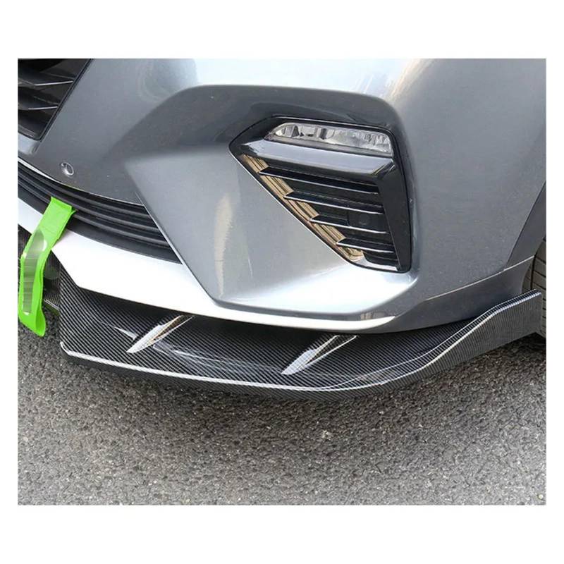 Frontstoßstange Für RX5 Für Morris Für Garagen RX5 2020 2022 2023 Frontschürze Spoiler Vorne Röcke Splitter Auto Körper Kit Zubehör Front Spoiler Lippe(Carbon Paint) von DUDUYANG