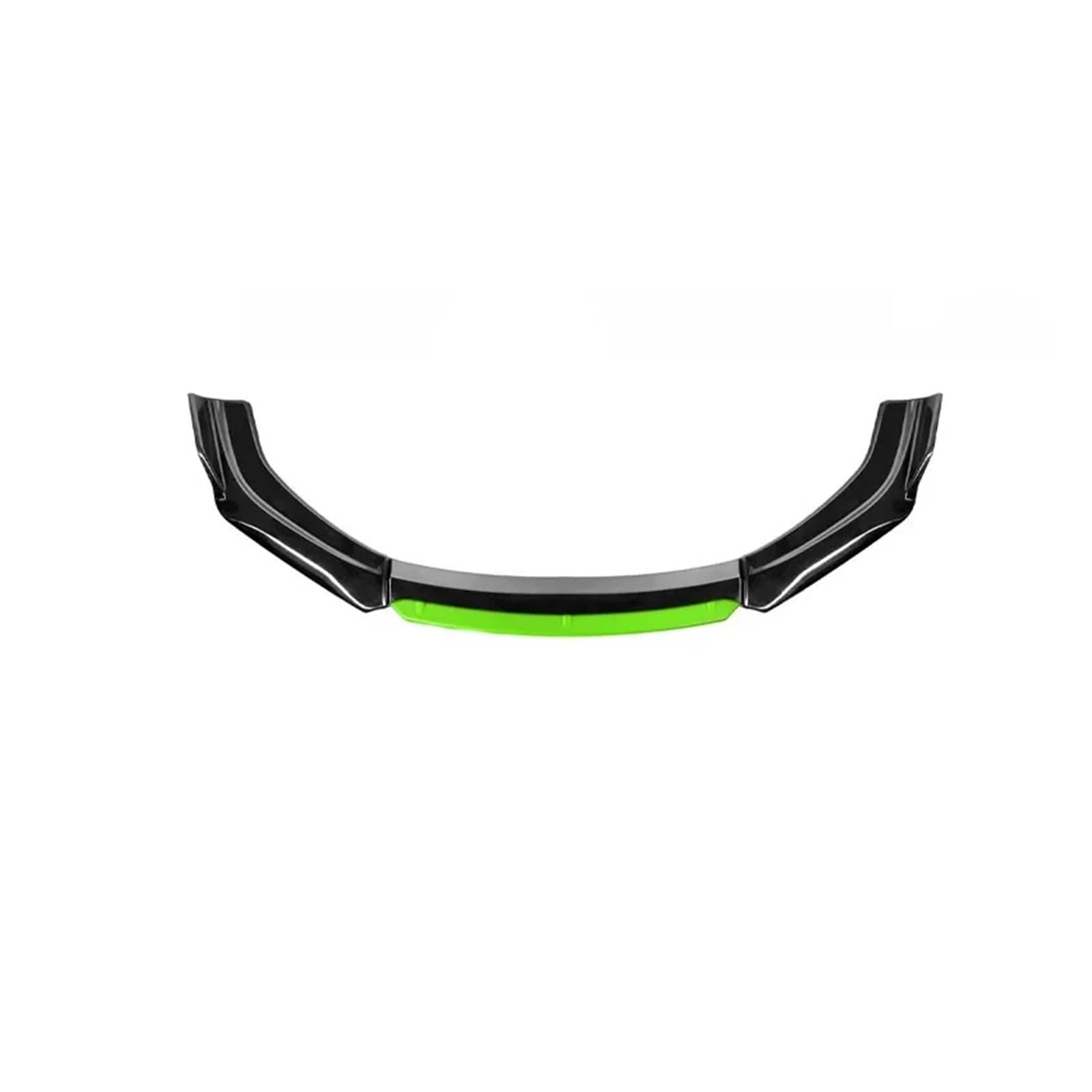 Frontstoßstange Helle Schwarze Auto-Frontlippe Stoßstange Spoiler Diffusor Karosseriemodifikation Kollisions- Und Kratzfestigkeit Externes Zubehör Front Spoiler Lippe(Black Green Head) von DUDUYANG