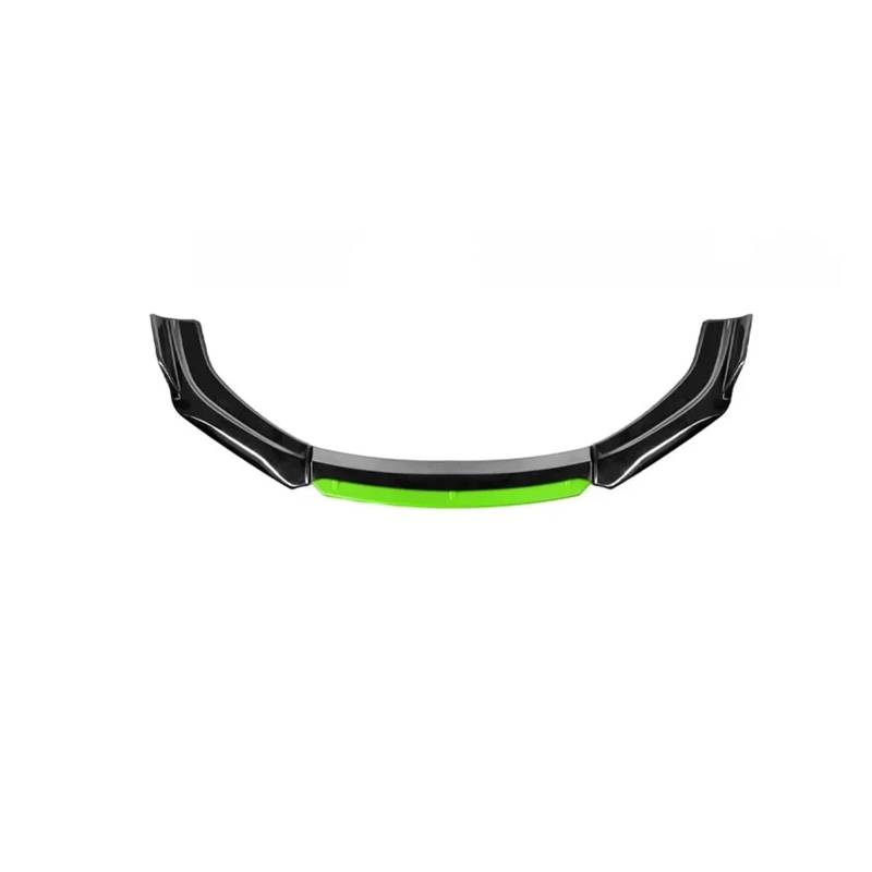 Frontstoßstange Helle Schwarze Auto-Frontlippe Stoßstange Spoiler Diffusor Karosseriemodifikation Kollisions- Und Kratzfestigkeit Externes Zubehör Front Spoiler Lippe(Black Green Head) von DUDUYANG