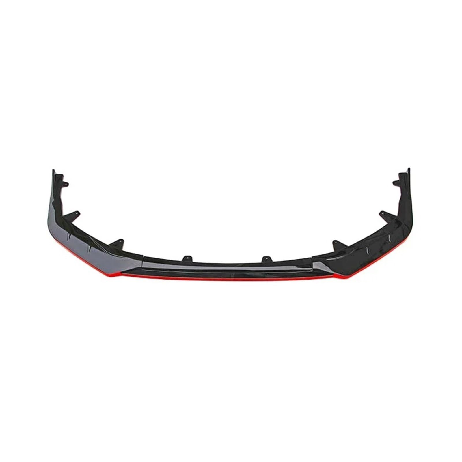 Frontstoßstange Splitter Limousine Frontschürze Spoiler Röcke Lip Body Kit Für Toyota Für Corolla Für XSE American Edition 2020 2023 Front Spoiler Lippe(Gloss Black - Red) von DUDUYANG