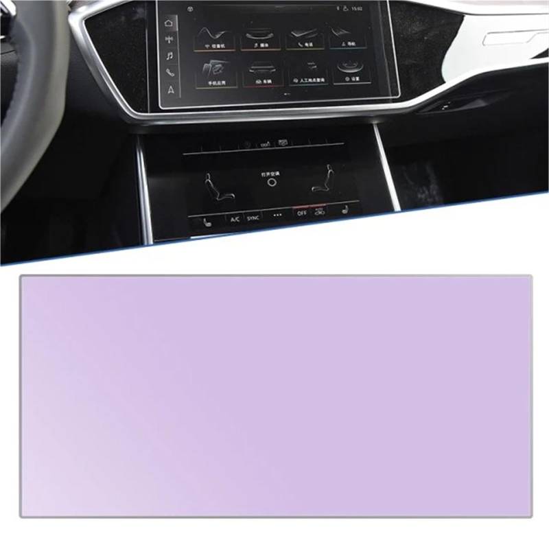 GPS-Displayschutz Für A6 Für C8 4K Für A7 Für 4K8 2019 2020 2021 Auto Navigation Instrument AC Film GPS Touch Full Screen Protector Gehärtetes Glas Zubehör Displayschutzfolie(Navigation Film) von DUDUYANG