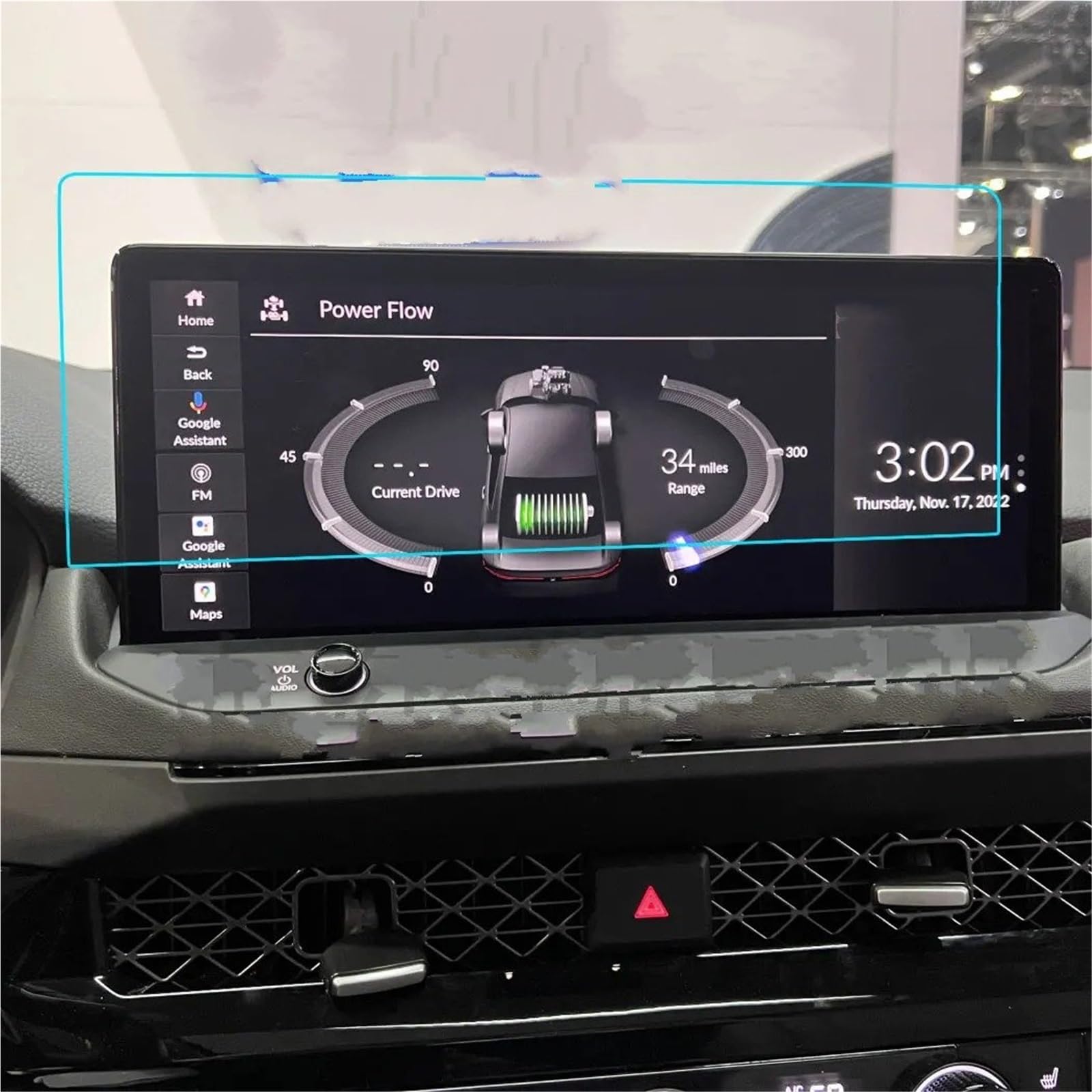 GPS-Displayschutz Für Accord Für Hybrid Für Touring 2023 12,3 Zoll GPS Navigation Bildschirm Gehärtetes Glas Schutz Abdeckung Schutz Film Auto Innen Displayschutzfolie von DUDUYANG