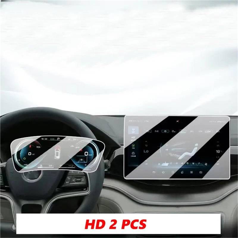 GPS-Displayschutz Für BYD Für Seal U Für Sealion 6 Dm-ich 2024 2025 Auto Infotainment Radio GPS Navigation Instrument Gehärtetem Glas Screen Protector Film Displayschutzfolie(15.6 inches) von DUDUYANG