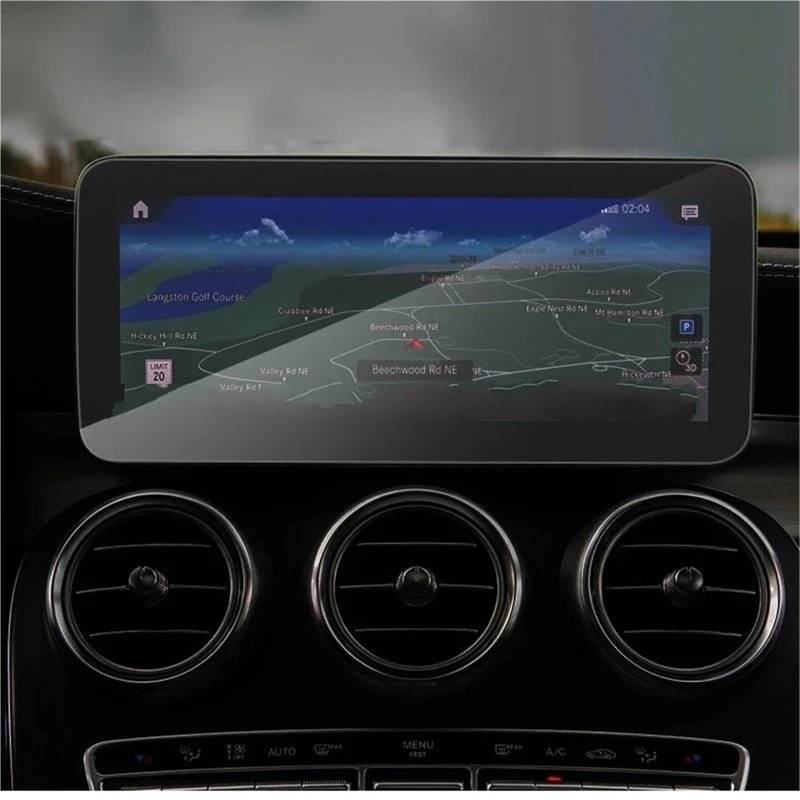 GPS-Displayschutz Für Benz Für C-Klasse Für W205 Für W204 Für C180 Für C200 Für C260 2019 2020 2021 10,25 Zoll GPS Navigation Film Gehärtetes Glas Displayschutzfolie Displayschutzfolie von DUDUYANG