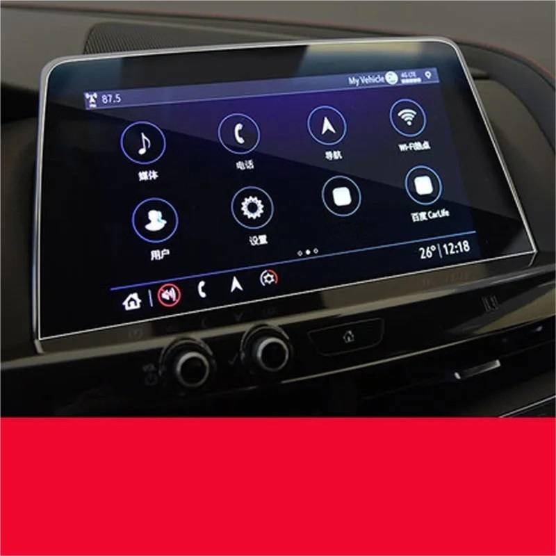 GPS-Displayschutz Für Cadillac Für XT5 Für XT6 Für XT4 Für CT4 Für CT5 Für CT6 2016-2020 GPS Navigation Film LCD Bildschirm Gehärtetes Glas Schutz Film Anti-Scratch Displayschutzfolie(B) von DUDUYANG