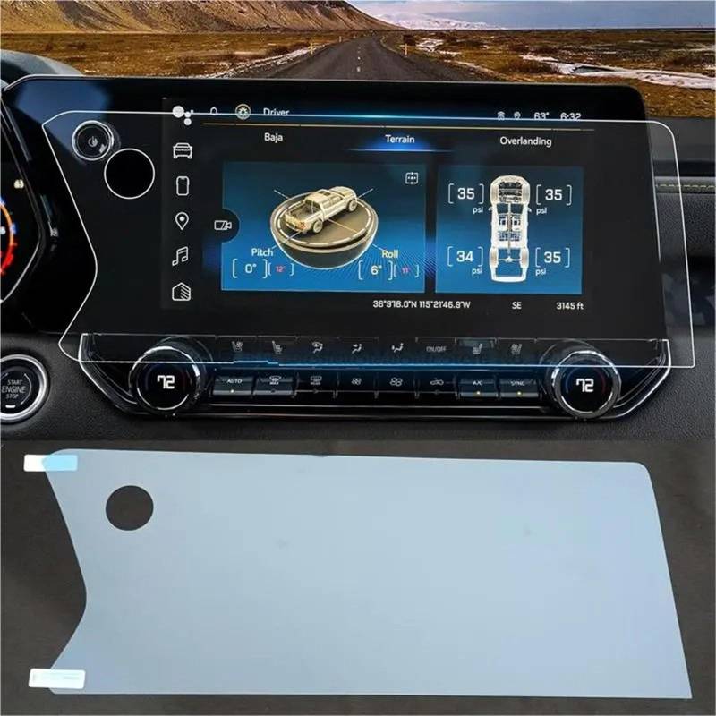 GPS-Displayschutz Für Chevrolet Für Colorado Für ZR2 Für Z71 2023 2024 11,3 Zoll Auto Infotainment Auto Radio GPS Navigation PET Screen Protector Displayschutzfolie von DUDUYANG