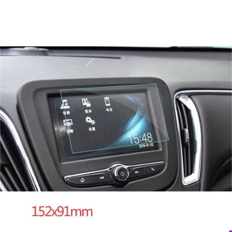 GPS-Displayschutz Für Chevrolet Für Equinox 2016 2017 2018 2019 2020 2021 7 Zoll 8 Zoll Auto Navigation Screen Protector Gehärtetes Glas Display-schutzfolie Displayschutzfolie(7inch 152x91mm) von DUDUYANG