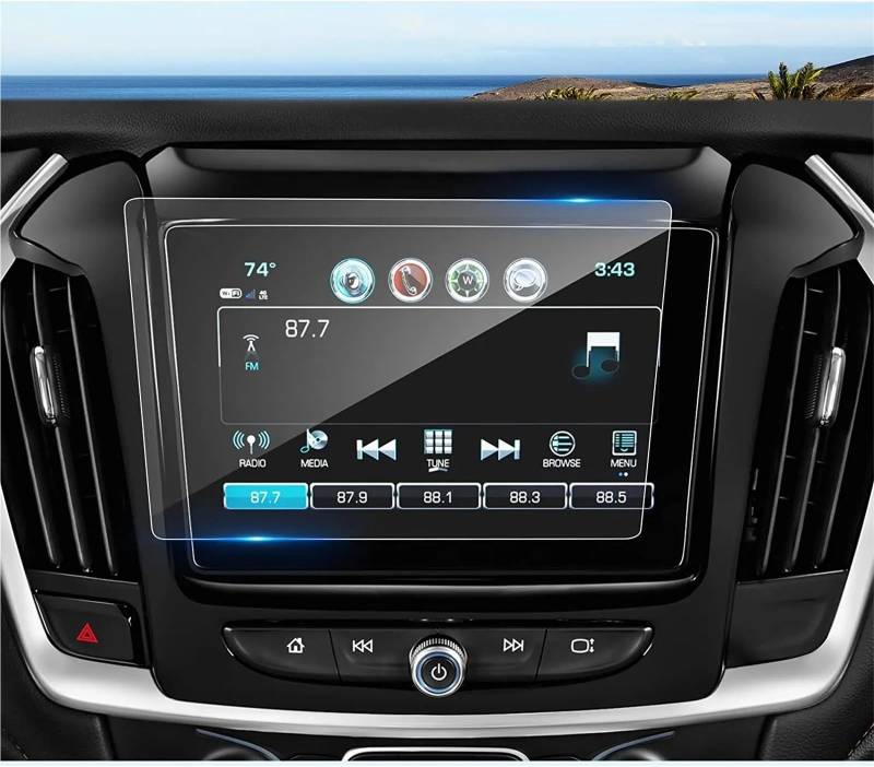 GPS-Displayschutz Für Chevrolet Für Traverse 2018 2019 2020 2021 2022 2023 8 Zoll Auto LCD Navigation Gehärtetem Glas Touch Screen Schutz Film Displayschutzfolie von DUDUYANG