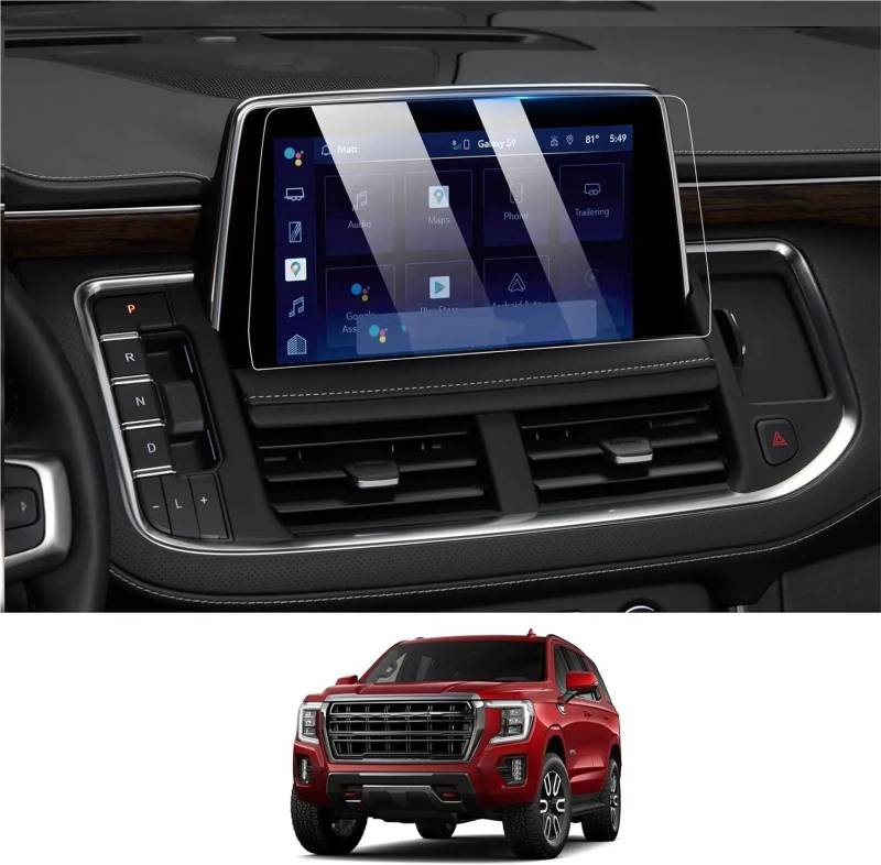 GPS-Displayschutz Für Chevy Für Tahoe Für Suburban/GMC Für Yukon 2021 2022 2023 10,2 "Navigation Display Touchscreen Gehärtetes Glas Screen Protector Displayschutzfolie von DUDUYANG