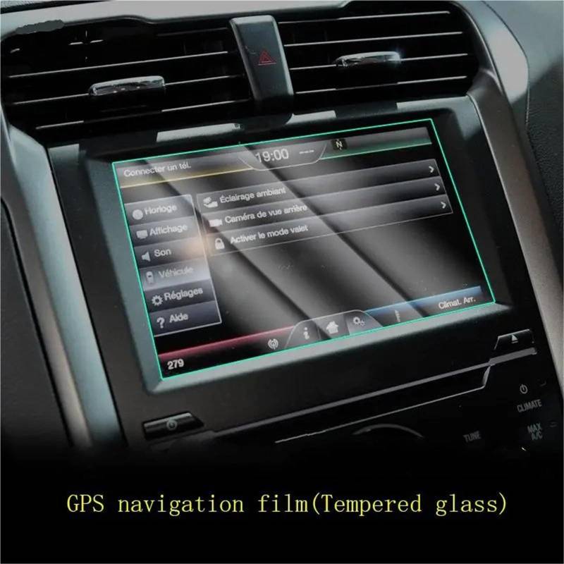 GPS-Displayschutz Für Ford Für Fusion Für Mondeo 2013 2014 2015 2016 2017-2019 Auto GPS Navigation Film LCD Bildschirm Gehärtetem Glas Schutz Film Anti-Scratch Film Displayschutzfolie von DUDUYANG