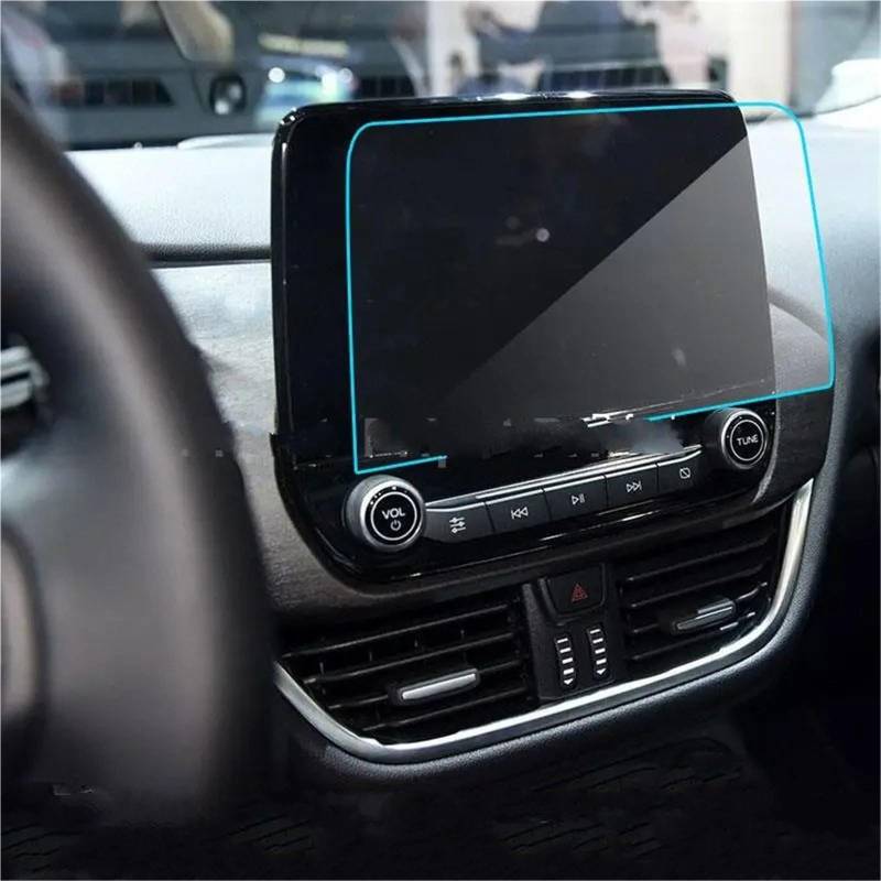 GPS-Displayschutz Für Ford Für Puma Für MK2 ST ST Linie 2019 2020 2021 2022 8 Zoll Auto GPS Navigation Bildschirm Anti-Scratch-Screen Protector Film Gehärtetes Glas Displayschutzfolie von DUDUYANG