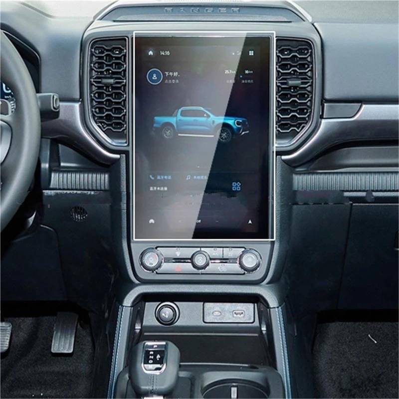 GPS-Displayschutz Für Ford Für Ranger Für Lariat 2024 2025 Auto Radio GPS Navigation Bildschirm Anti-Scratch-Film Gehärtetes Glas Displayschutzfolie Displayschutzfolie(10inch) von DUDUYANG