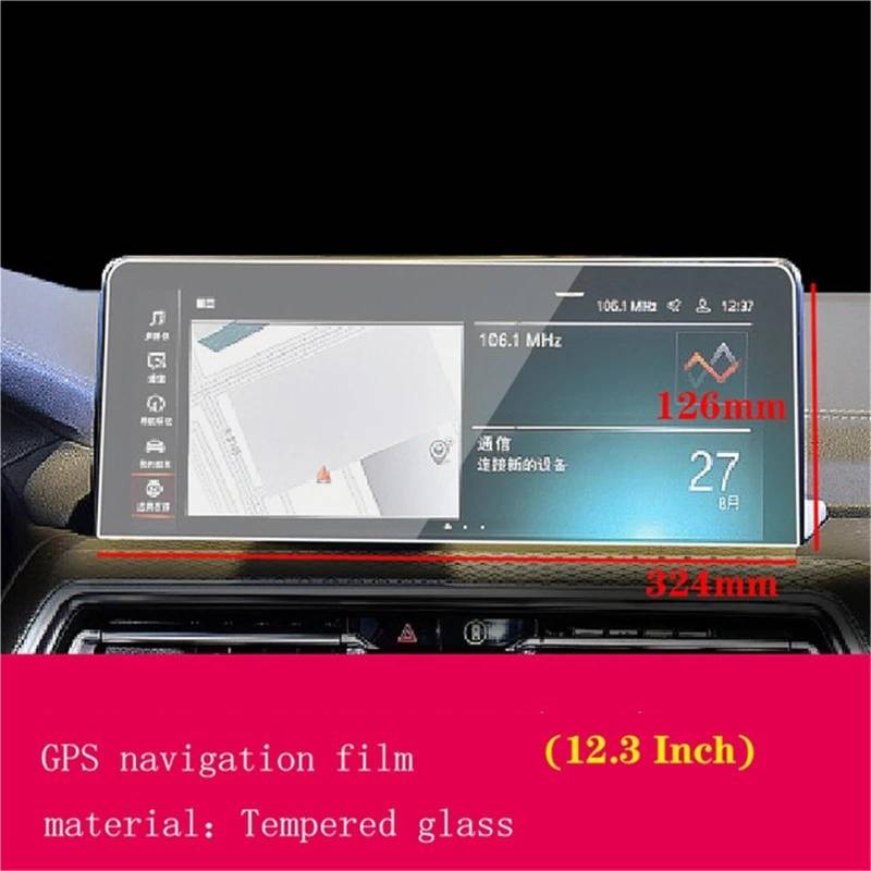 GPS-Displayschutz Für G01 Für G02 Für X3 Für X4 2022 Auto GPS Navigation Film LCD Bildschirm Gehärtetes Glas Schutz Film Anti-Scratch Film Zubehör Refit Displayschutzfolie(for GPS) von DUDUYANG