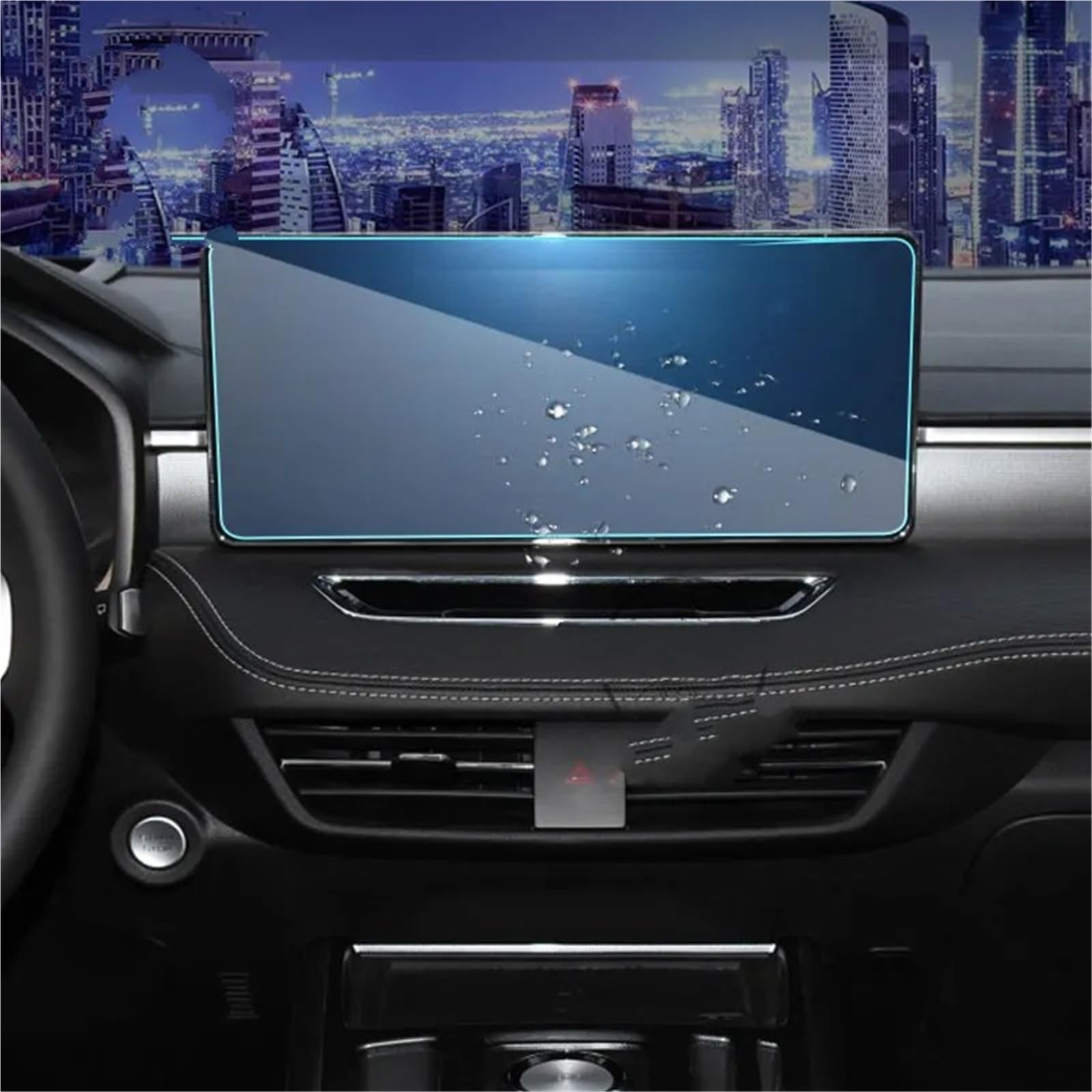 GPS-Displayschutz Für Haval Für Jolion 2023 2024 GPS Navigation Film Display Screen Protector Innen Dekoration HD Gehärtetem Glas Zubehör Displayschutzfolie(12.3 INCHES) von DUDUYANG