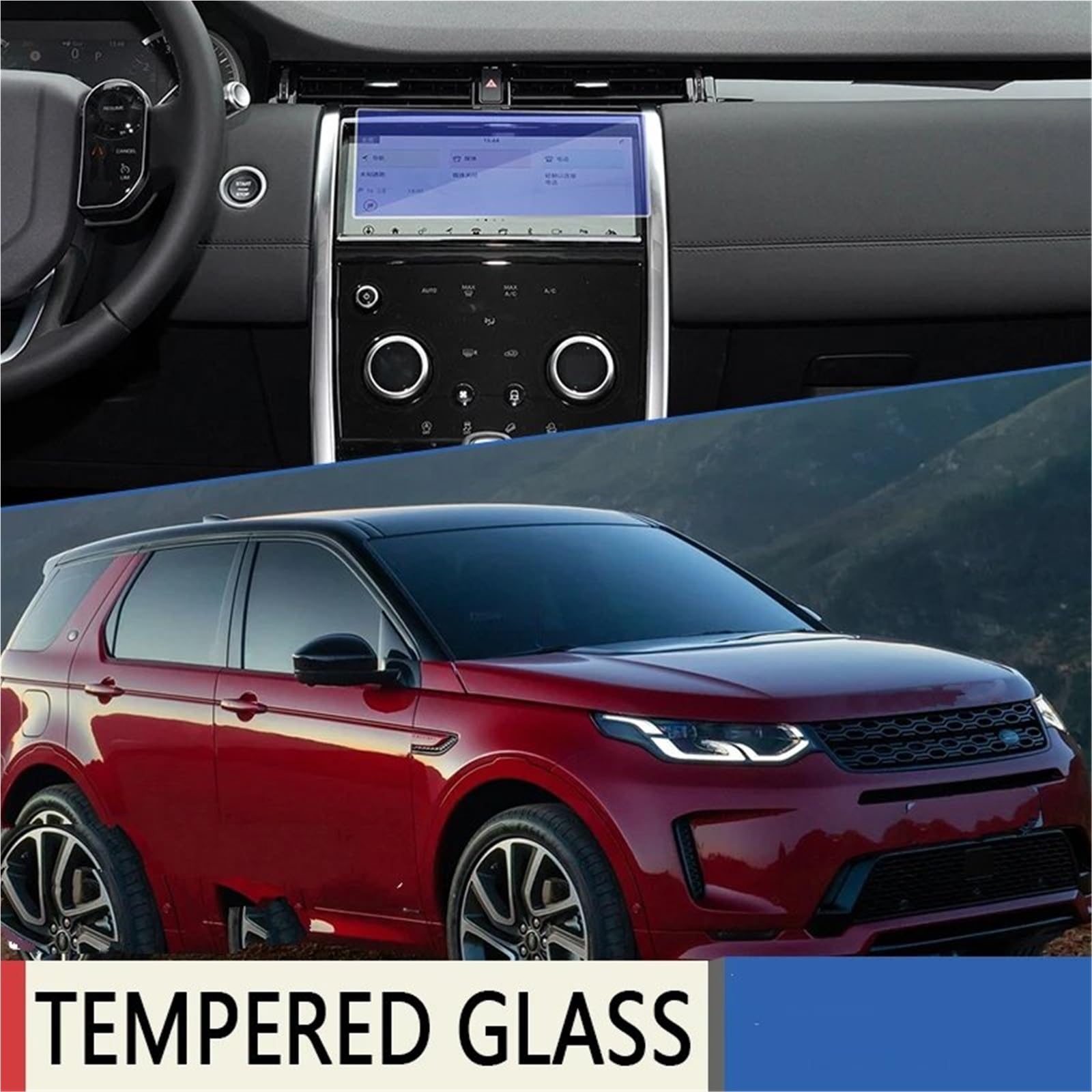 GPS-Displayschutz Für Land Für Rover Für Discovery Für Sport Für L550 2020 2021 2022 Auto Navigation Film GPS Touch Full Screen Protector Gehärtetes Glas Zubehör Displayschutzfolie von DUDUYANG