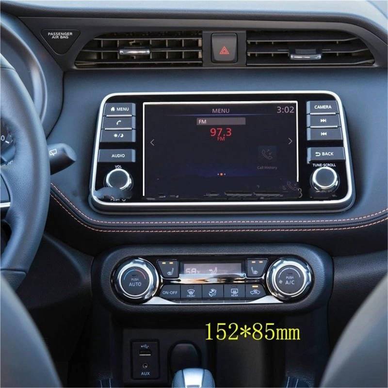 GPS-Displayschutz Für Nissan Für Kicks 2017 2018 2019 2020 Auto GPS Navigation Anti-Scratch Film Innen Zubehör Gehärtetem Glas Bildschirm Schutz Displayschutzfolie(152x85mm) von DUDUYANG