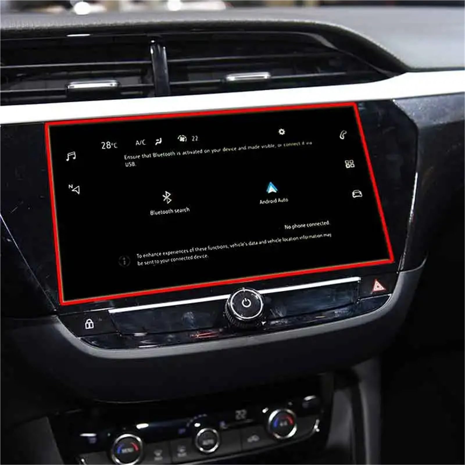 GPS-Displayschutz Für Opel Für Corsa GS Linie Für Corsa F 2020 2021 7 Zoll Auto Infotainment Radio GPS Navigation Gehärtetem Glas Screen Protector Displayschutzfolie von DUDUYANG