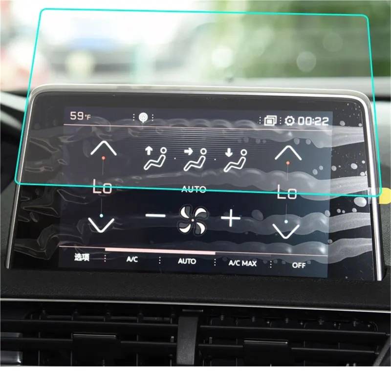 GPS-Displayschutz Für Peugeot 3008 5008 3008GT 4008 2017 2018 Stahl Displayschutzfolie Auto Navigation Gehärtetes Glas Displayschutzfolie Displayschutzfolie von DUDUYANG