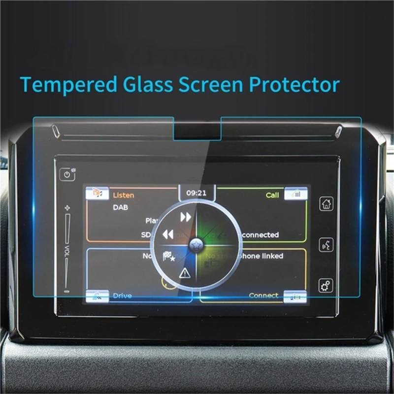 GPS-Displayschutz Für Suzuki Für Jimny 2019 2020 2021 2022 2023 Auto Navigation Display Hohe DefinitionGehärtetes Glas Screen Protector Auto Innen Auto Zubehör Displayschutzfolie(Blau) von DUDUYANG