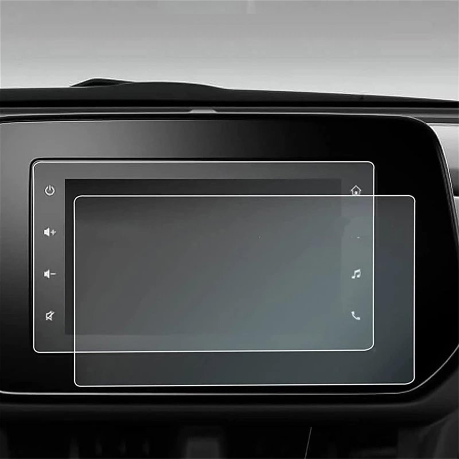 GPS-Displayschutz Für Suzuki Für Sx4 Für S-Cross 2022 9 Zoll Oder 7 Zoll Auto Infotainment Radio GPS Navigation Innen Gehärtetem Glas Screen Protector Film Displayschutzfolie(for 7inch) von DUDUYANG