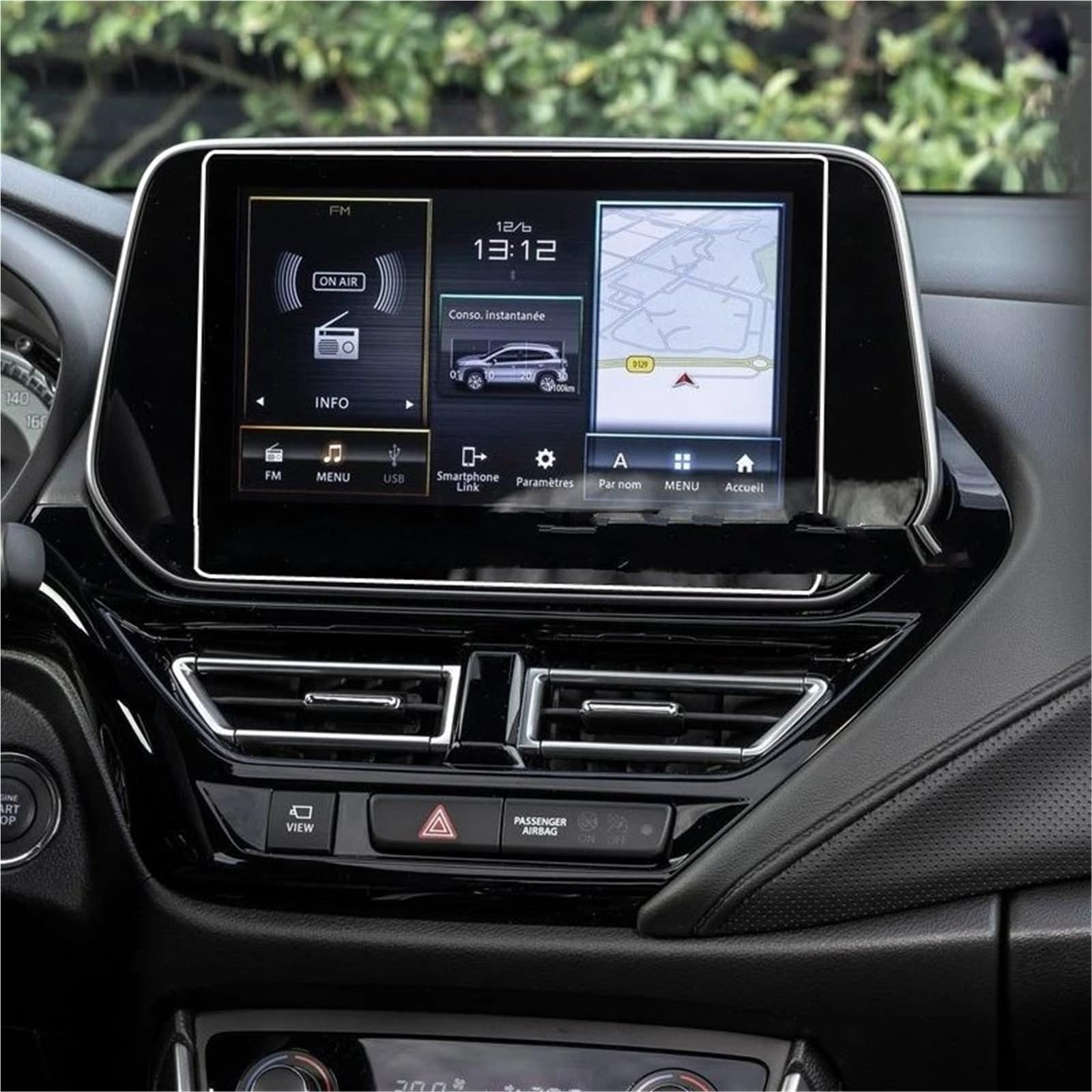 GPS-Displayschutz Für Suzuki Für Sx4 Für S-Cross 2022 9 Zoll Oder 7 Zoll Auto Infotainment Radio GPS Navigation Innen Gehärtetem Glas Screen Protector Film Displayschutzfolie(for 9inch) von DUDUYANG