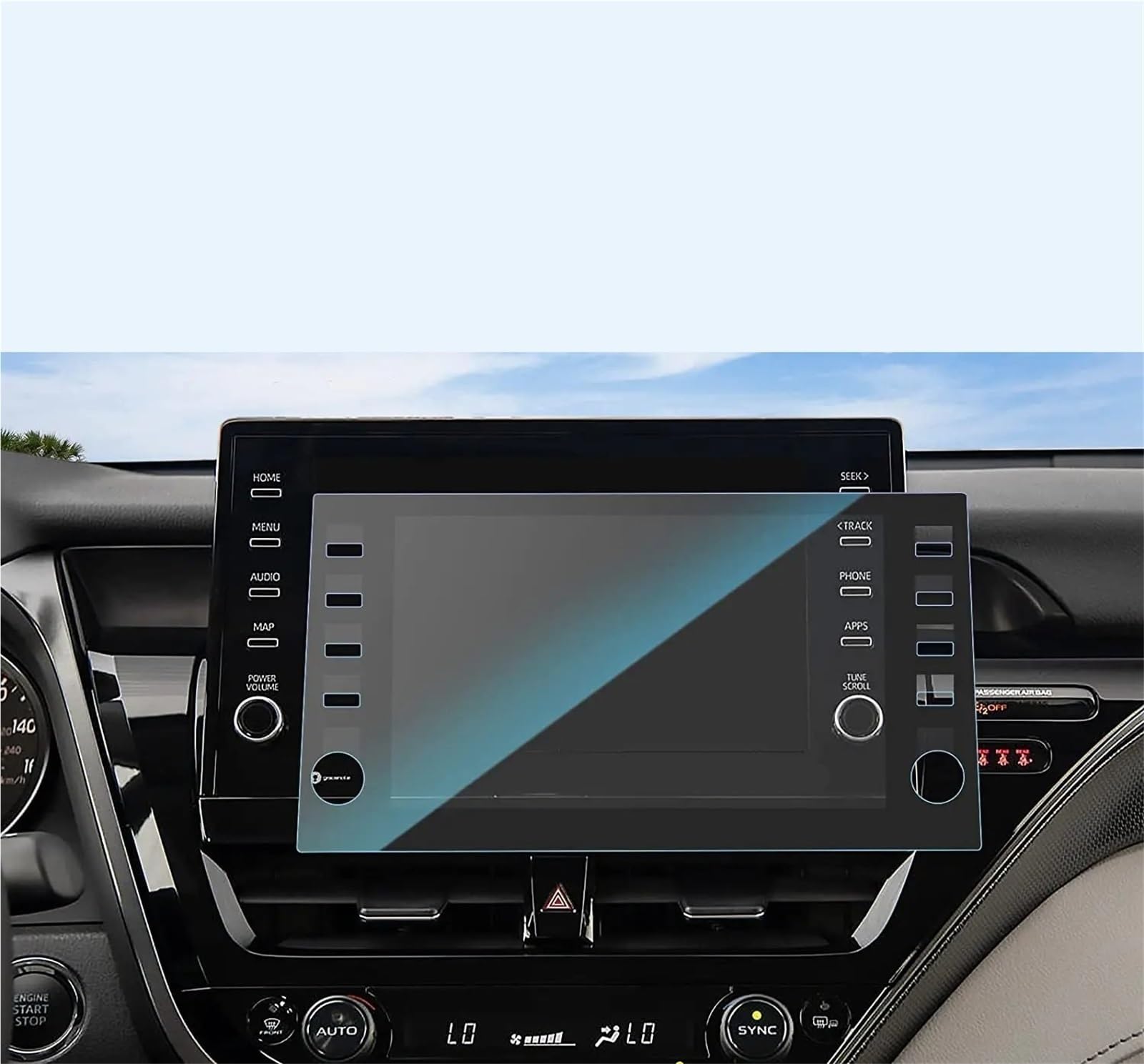 GPS-Displayschutz Für Toyota Für Camry 2021 2022 2023 9 Zoll Bildschirm Gehärtetes Glas Film Screen Protector Auto GPS Navigation Schutz Film Displayschutzfolie von DUDUYANG