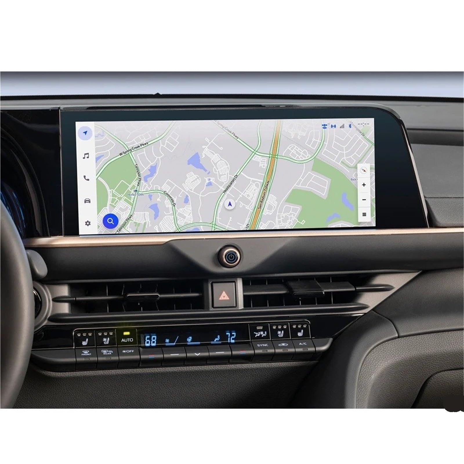 GPS-Displayschutz Für Toyota Für Crown Für Crossover Für TZSH35 Für AZSH35 2022 Auto GPS Navigation Gehärtetem Glas Film Schutz Touch Screen Schutz Film Displayschutzfolie(RHD) von DUDUYANG