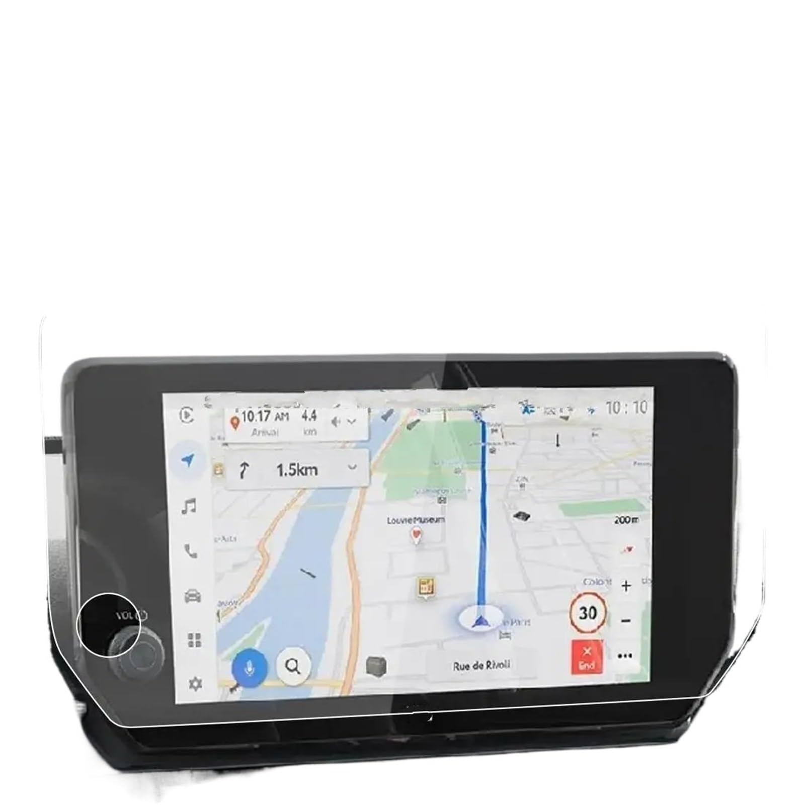 GPS-Displayschutz Für Toyota Für RAV4 50 Für Serie 2023 10,5 Zoll Auto Infotainment GPS Navigation Display Schützen Aufkleber Gehärtetes Glas Screen Protector Displayschutzfolie von DUDUYANG