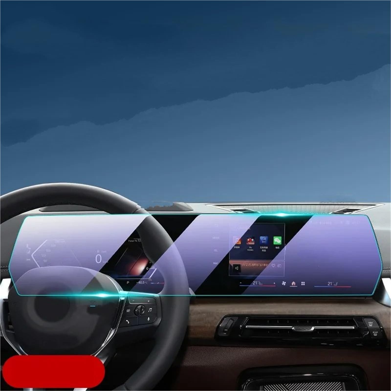 GPS-Displayschutz Für U10 Für U11 Für X1 Für IX1 2023 Auto GPS Navigation Schutz Film LCD Bildschirm TPU Film Screen Protector Anti-Scratch-Film Displayschutzfolie von DUDUYANG