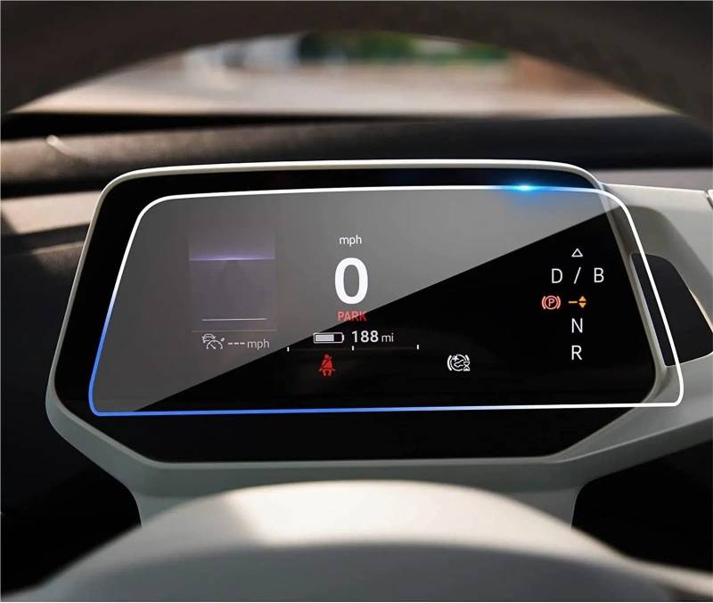 GPS-Displayschutz Für VW Für ID.4 Für ID4 2020 2021 2022 2023 Auto Radio GPS Navigation Und Dashboard Bildschirm Aufkleber Gehärtetes Glas Film Schutz Displayschutzfolie(Dashboard) von DUDUYANG