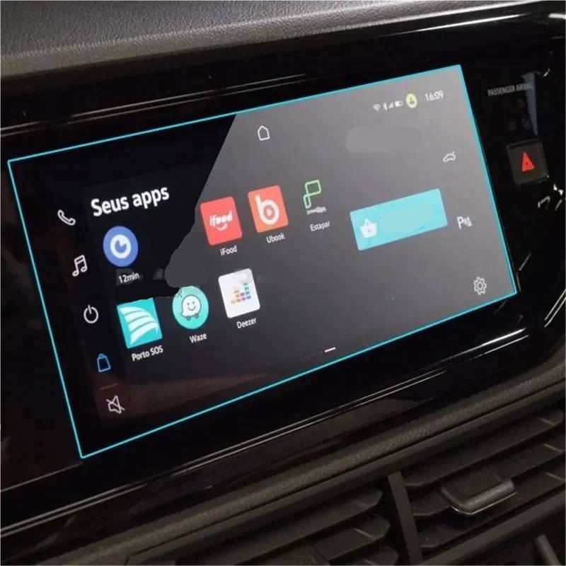 GPS-Displayschutz Für VW Für Nivus 2021 2022 Auto GPS Navigation Touch Screen Protector Innen Zubehör Gehärtetem Glas Film 10,1 Zoll Displayschutzfolie von DUDUYANG
