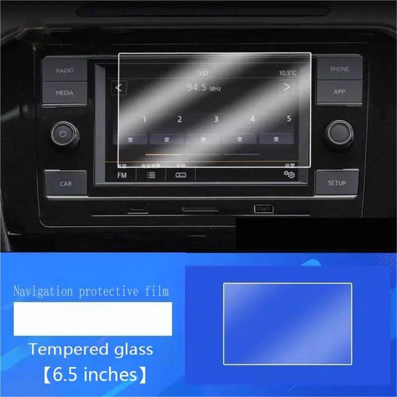 GPS-Displayschutz Für VW Für T-ROC 2018 2019 2020 Gehärtetes Glas Auto Navigation Screen Protector LCD Display Film Dashoard Panel Abdeckung Displayschutzfolie(6.5 inch) von DUDUYANG