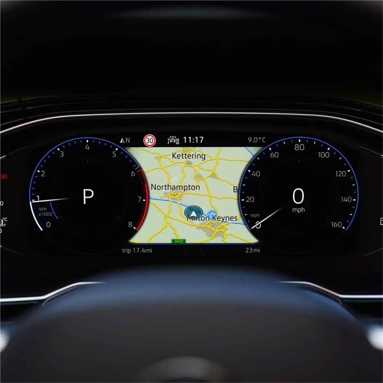 GPS-Displayschutz Für VW Für Taigo 2022 9,2 Zoll Auto GPS Navigation Gehärtetem Glas Screen Protector Film Auto Innen Aufkleber Accessori Displayschutzfolie(Instrument) von DUDUYANG