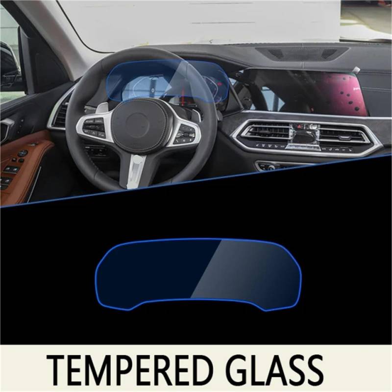 GPS-Displayschutz Für X5 Für MK4 Für G05 2019 2020 2021 2022 Auto Navigation Instrument Auto Hinten Sitz Display Film Touch Full Screen Protector Gehärtetes Glas Displayschutzfolie(B Instrument) von DUDUYANG