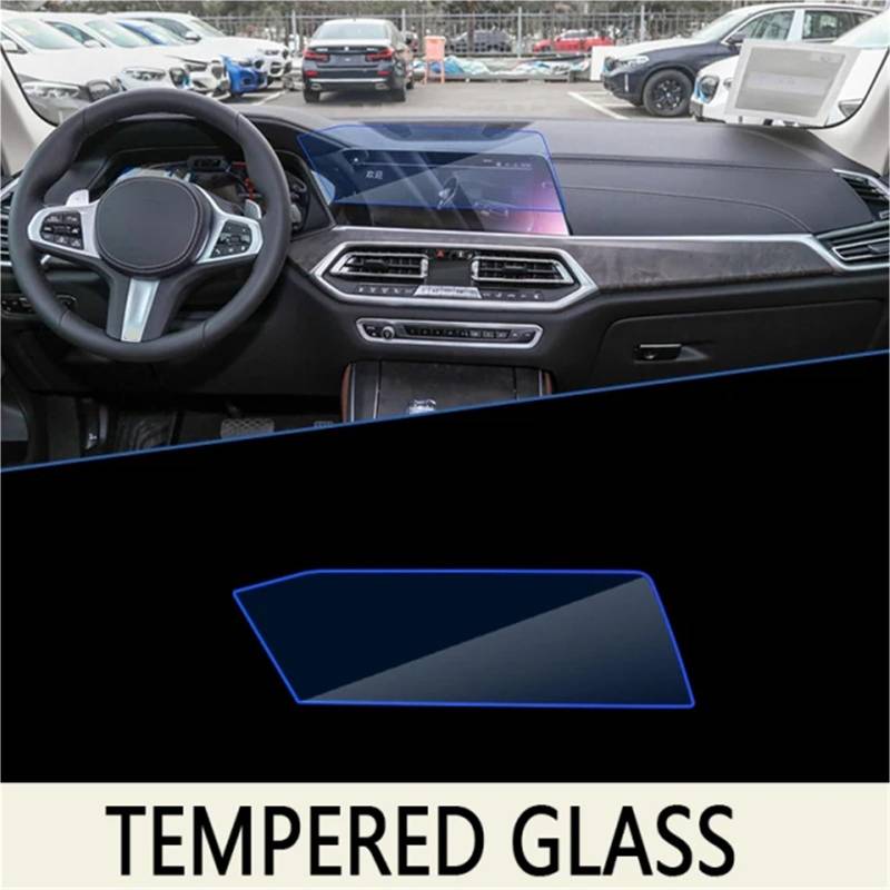 GPS-Displayschutz Für X5 Für MK4 Für G05 2019 2020 2021 2022 Auto Navigation Instrument Auto Hinten Sitz Display Film Touch Full Screen Protector Gehärtetes Glas Displayschutzfolie(GPS) von DUDUYANG