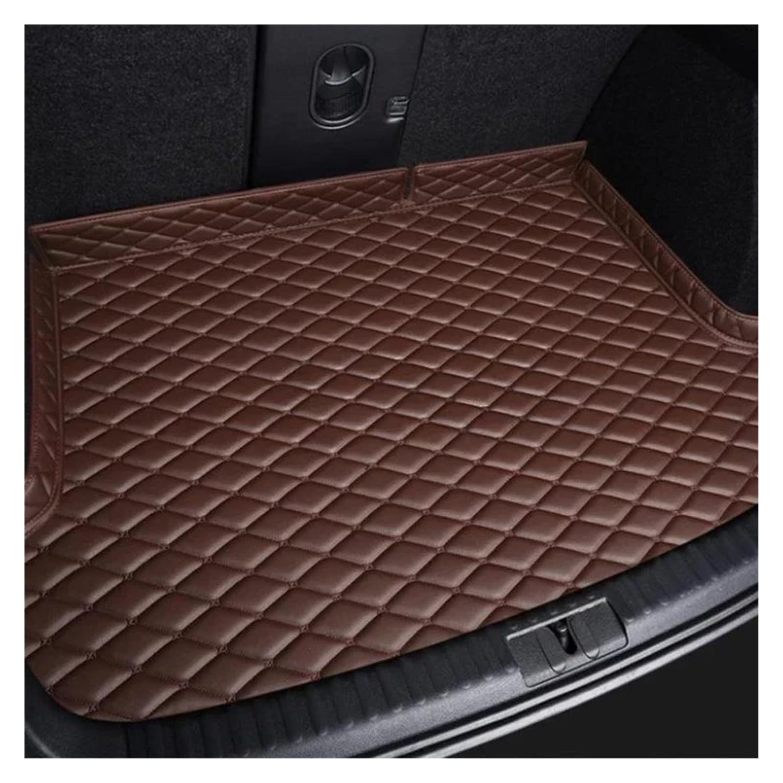 Kofferraum Schutzmatte Kofferraumwanne Set Auto Kofferraummatte Pad Autozubehör Für Peugeot 4008 2012 2013 2014 2015 2016 2017 Benutzerdefinierte High Side Innendetail(Coffee) von DUDUYANG