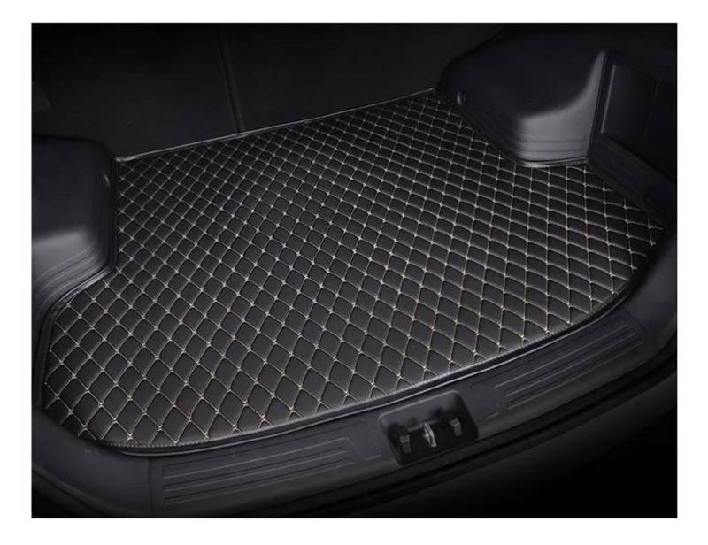 Kofferraum Schutzmatte Kofferraumwanne Set Für Benz W213 Custom Car Kofferraummatten Boot Protector Pads Innen Zubehör(Black beige) von DUDUYANG