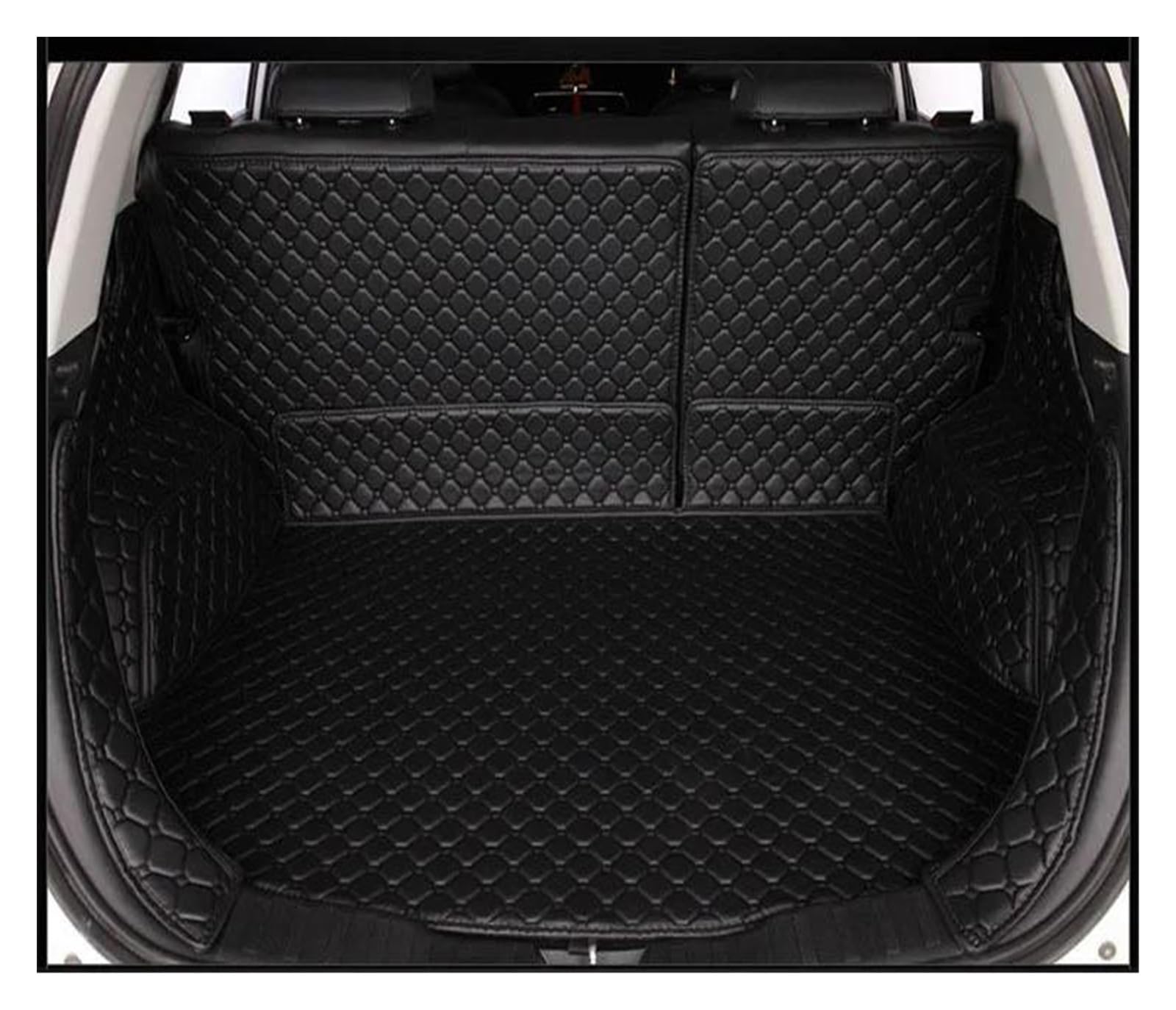 Kofferraum Schutzmatte Kofferraumwanne Set Langlebige Kofferraummatte Für CRV Für CR-V 2002 2003 2004 2005 2006 2. Cargo-Liner Teppich Teppich(Black Black) von DUDUYANG